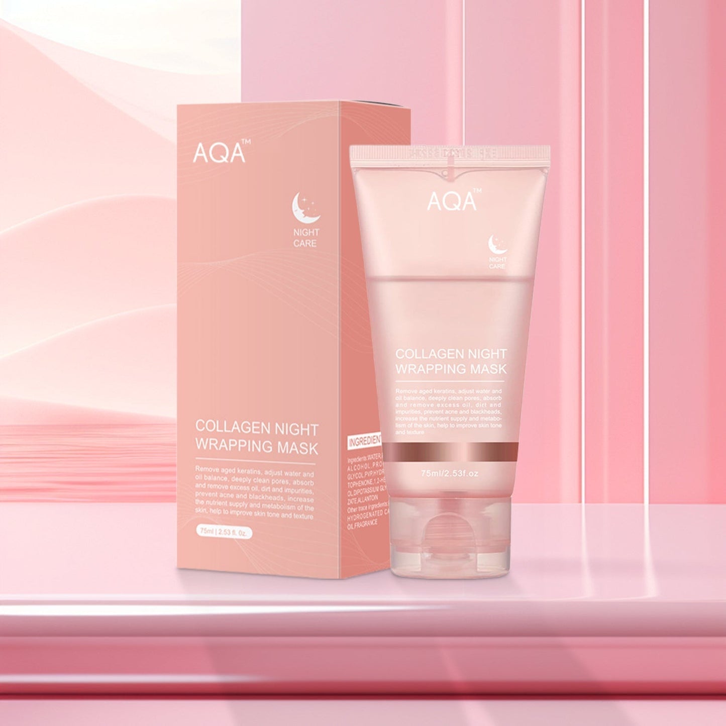 🌸AQA™Collagen Night Wrapping Mask-Repair & Renew While You Sleep🌙