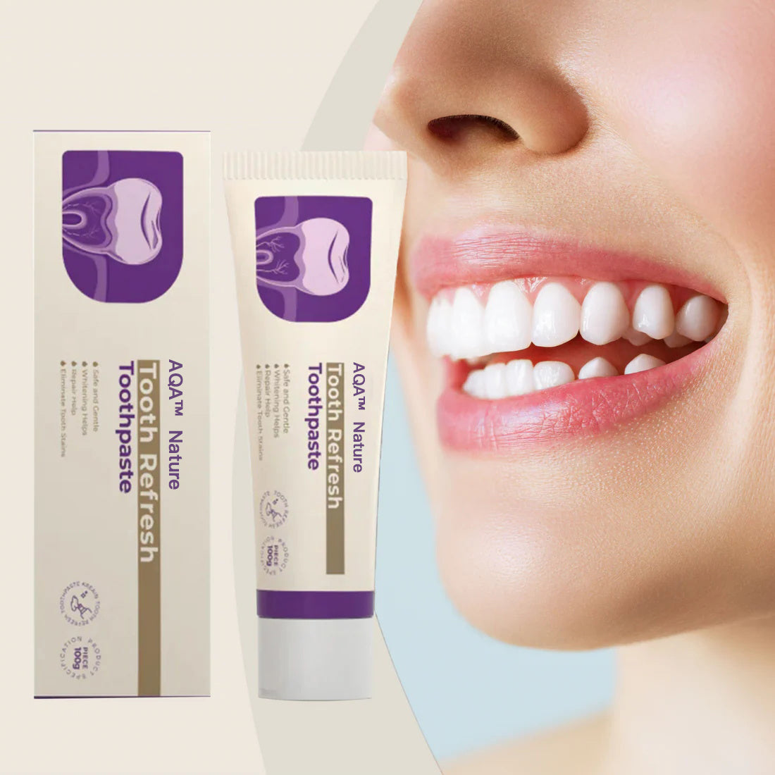 🔥Final 3 Hours: 60% OFF AQA™ Nature Oral Care Toothpaste ✨ Clinically Proven | 100% Natural | Dentist Recommended