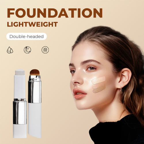 Last 3 Hours:🔥Up to 50% OFF🔥 - Double-headed Lightweight Foundation Stick^_^