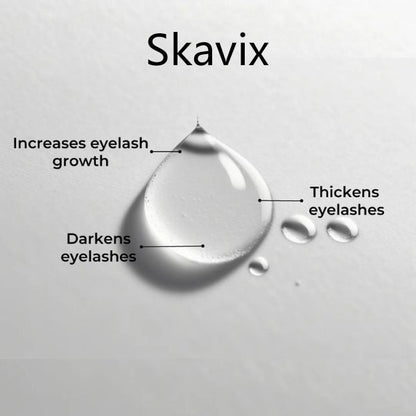 Skavix® Eyelash Serum – Eyelash Growth Serum 8ML for Thicker, Longer Lashes ✨ Developed by Anti-Aging Scientists 👩‍🔬 Clean Formula 🌱 No Prostaglandins 🚫