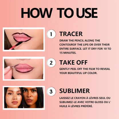 24H Stay-N-Peel Off Lip Liner Tattoo