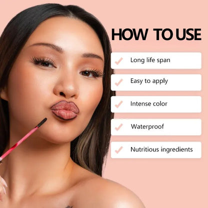 24H Stay-N-Peel Off Lip Liner Tattoo