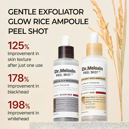 🏆 Peel Shot Glow Rice Ampoule Duo